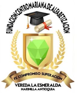 Logo of the Centro Mariana de Alfabetización Foundation.